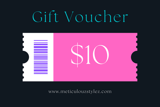 MeticulouZ StyleZ Gift Card $10-$10