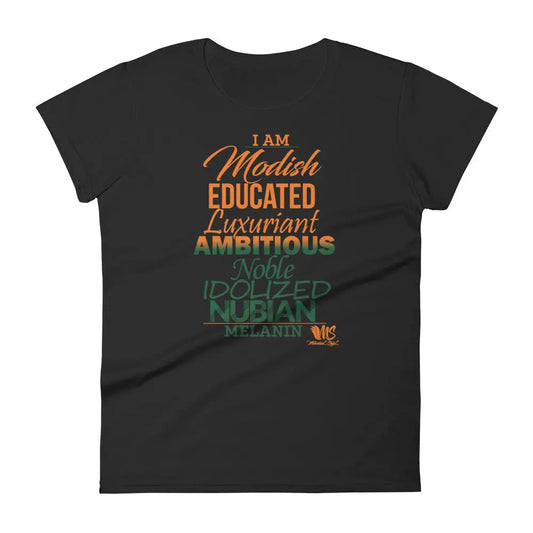 I AM MELANIN FAMU Edition 2 Women's Fit short sleeve t-shirt MeticulouZ StyleZ