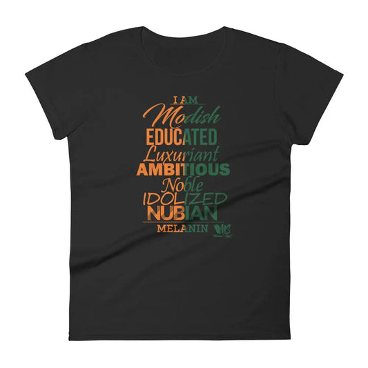 I AM MELANIN FAMU Edition 3 Women's Fit short sleeve t-shirt MeticulouZ StyleZ