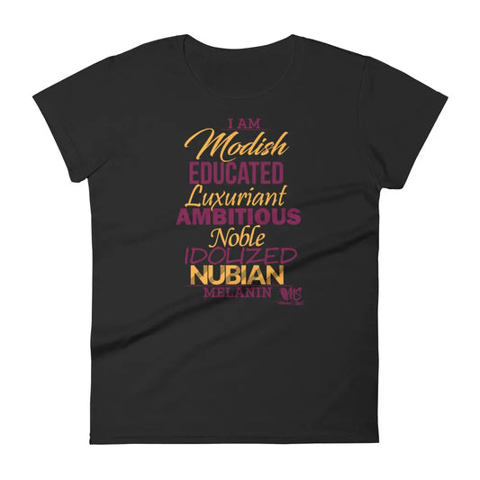 I AM MELANIN Tuskegee Edition Women's short sleeve Fit t-shirt MeticulouZ StyleZ
