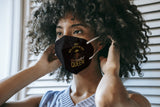 Melanated Queen Face Mask Printify Melanated Queen Face Mask Printify