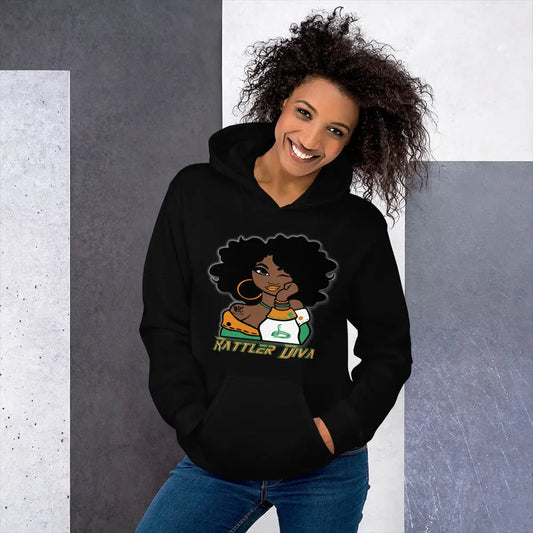Rattler Diva Unisex Hoodie MeticulouZ StyleZ LLC