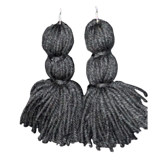 Black Tassel Earrings MeticulouZ StyleZ