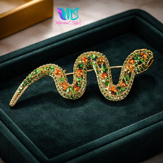 Striker Legacy Pin | Luxury Snake Brooch/Lapel Pin