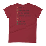 Do It For The C.U.L.T.U.R.E BLK Women's short sleeve Fit T-shirt MeticulouZ StyleZ