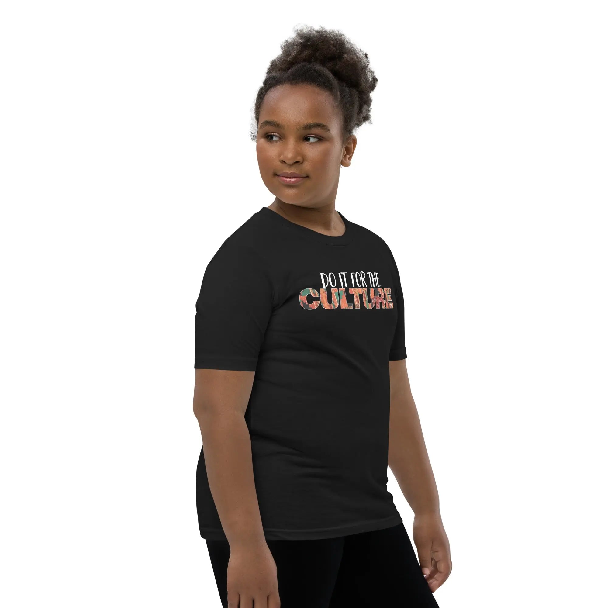 Do It For The C.U.L.T.U.R.E Wht Youth Short Sleeve T-Shirt MeticulouZ StyleZ LLC