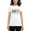 Empowered Women Blk Letters Women's short sleeve Fit T-shirt MeticulouZ StyleZ