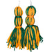 FAMU Orange & Green Tassel Earrings