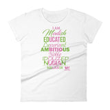 I AM MELANIN AKA Edition Women's Fit  short sleeve t-shirt MeticulouZ StyleZ