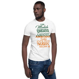 I AM MELANIN FAMU Edition White 1 Short-Sleeve Unisex T-Shirt MeticulouZ StyleZ