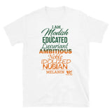 I AM MELANIN FAMU Edition White 3 Short-Sleeve Unisex T-Shirt MeticulouZ StyleZ