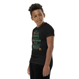 I AM MELANIN Green/Orange Youth Short Sleeve T-Shirt MeticulouZ StyleZ LLC