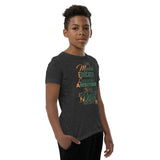 I AM MELANIN Green/Orange Youth Short Sleeve T-Shirt MeticulouZ StyleZ LLC
