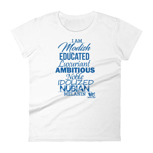 I AM MELANIN Hampton Edition Women's short sleeve Fit t-shirt MeticulouZ StyleZ