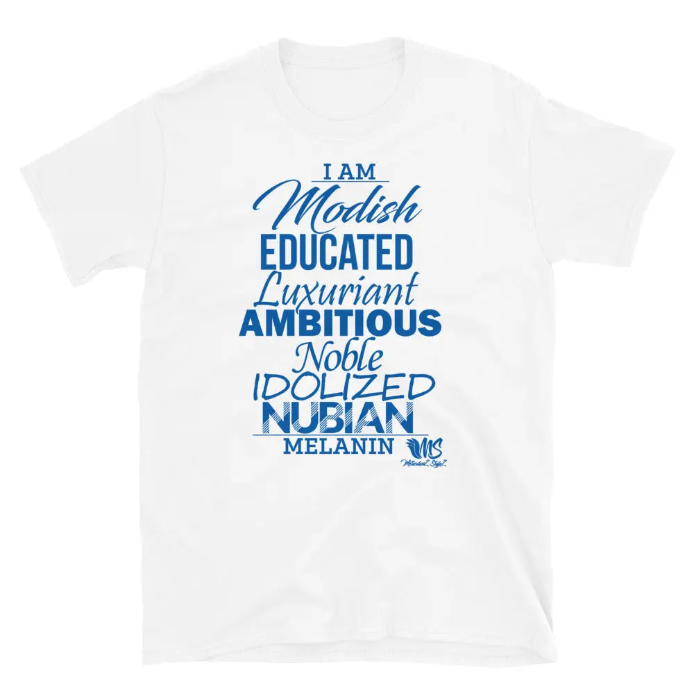 I AM MELANIN Jackson State Edition Short-Sleeve Unisex T-Shirt MeticulouZ StyleZ