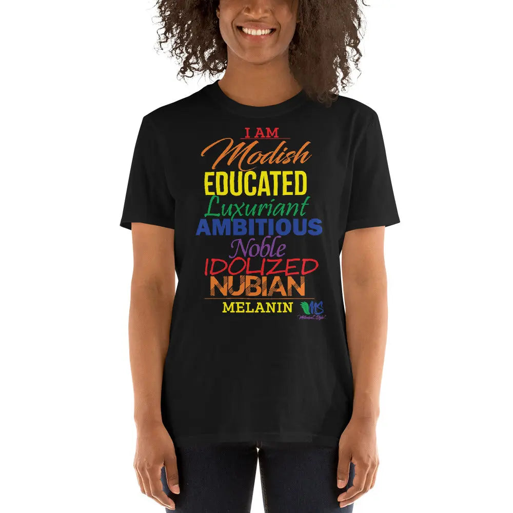 I AM MELANIN Pride Edition Short-Sleeve Unisex T-Shirt MeticulouZ StyleZ
