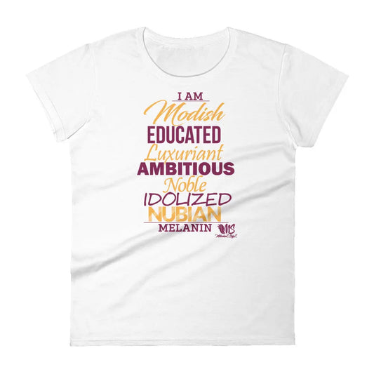 I AM MELANIN Tuskegee Edition Women's short sleeve Fit t-shirt MeticulouZ StyleZ