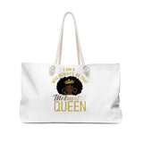 Melanated Queen Weekender Bag Printify
