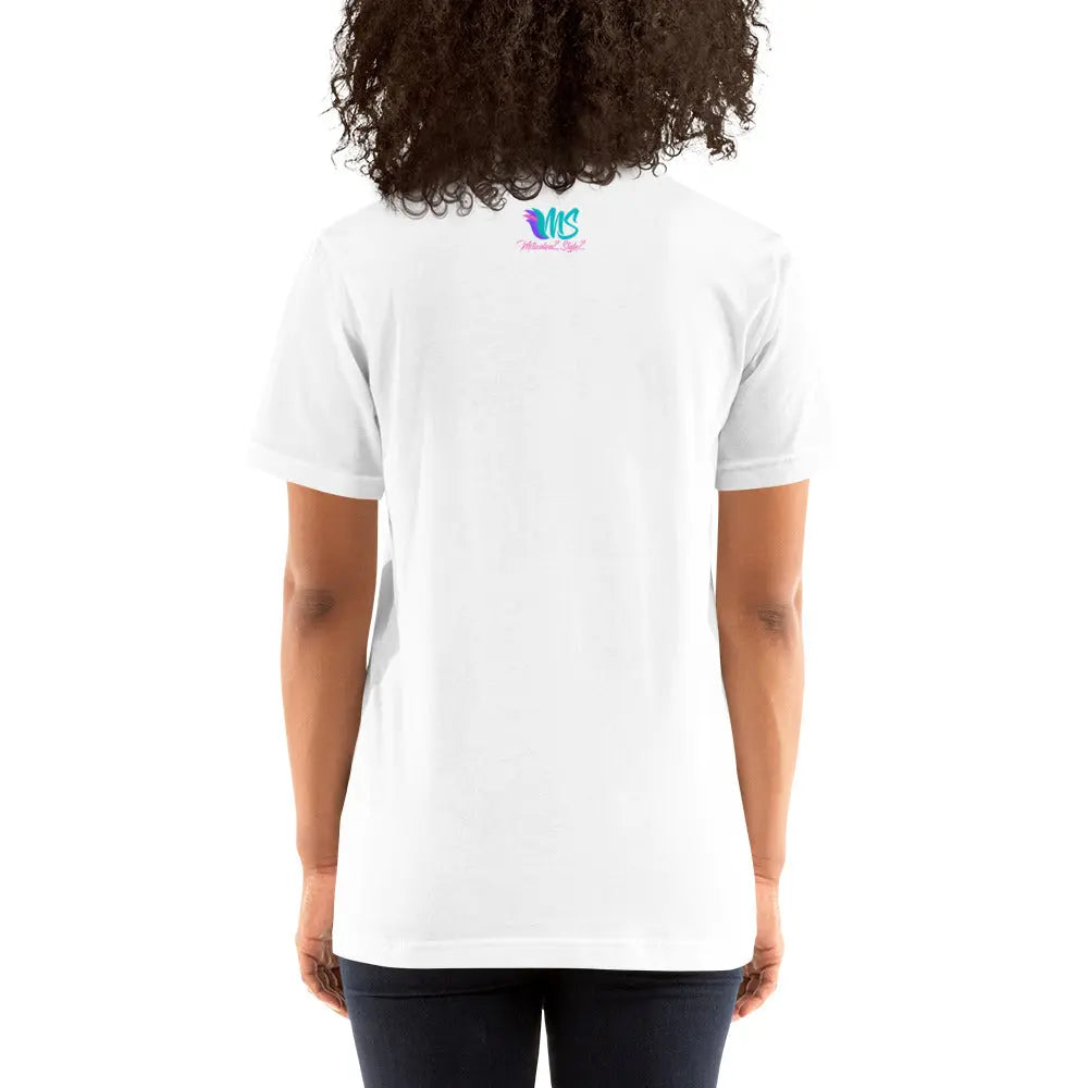 Melanin Blk Letters Women Unisex t-shirt MeticulouZ StyleZ LLC