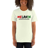 Melanin Blk Letters Women Unisex t-shirt MeticulouZ StyleZ LLC