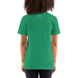 Melanin Wht Letters Women's Unisex t-shirt MeticulouZ StyleZ LLC