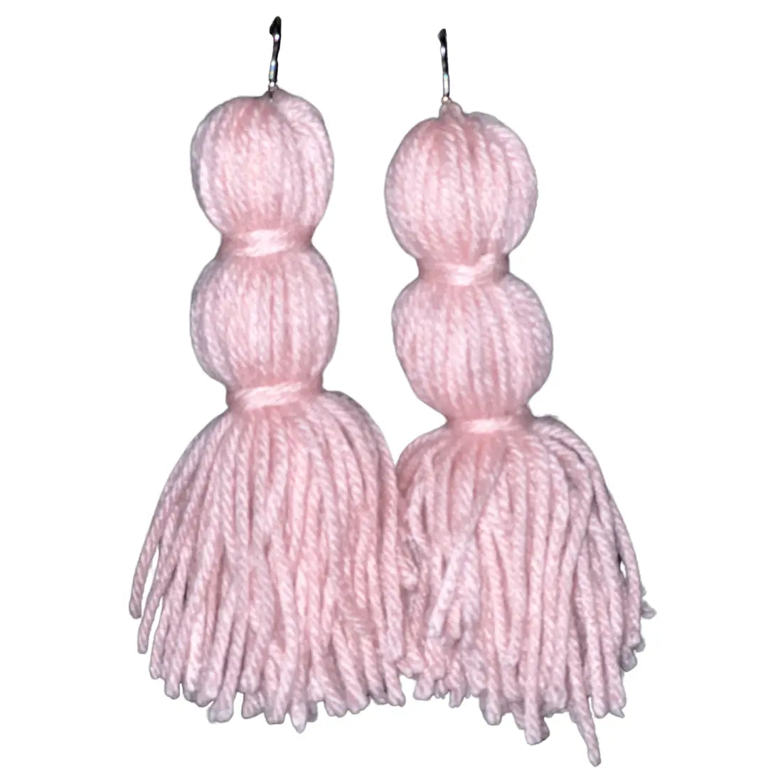 Rose Pink Tassel Earrings MeticulouZ StyleZ