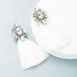Swan Tassel Earrings MeticulouZ StyleZ LLC