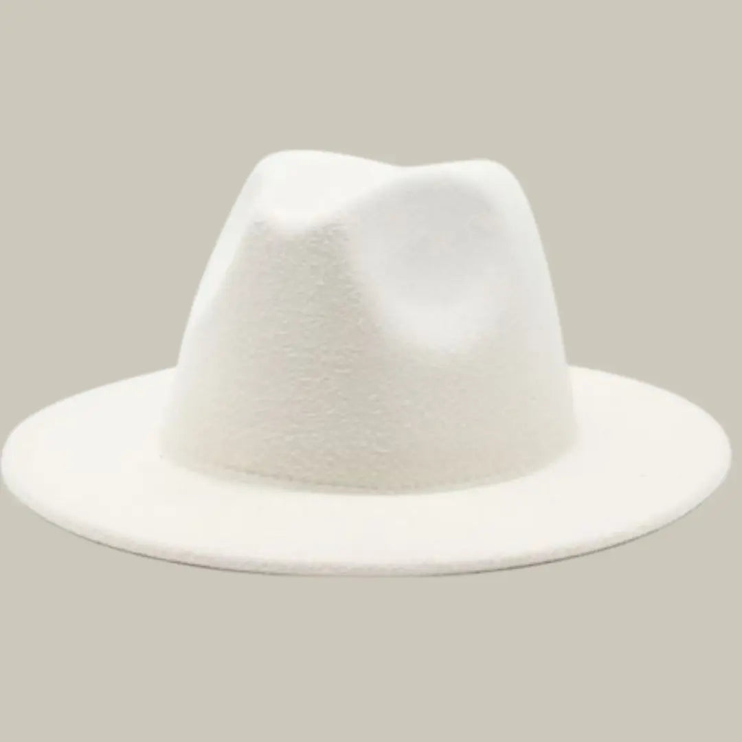 White Fedora Hat MeticulouZ StyleZ