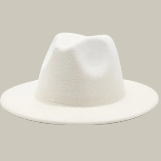 White Fedora Hat MeticulouZ StyleZ